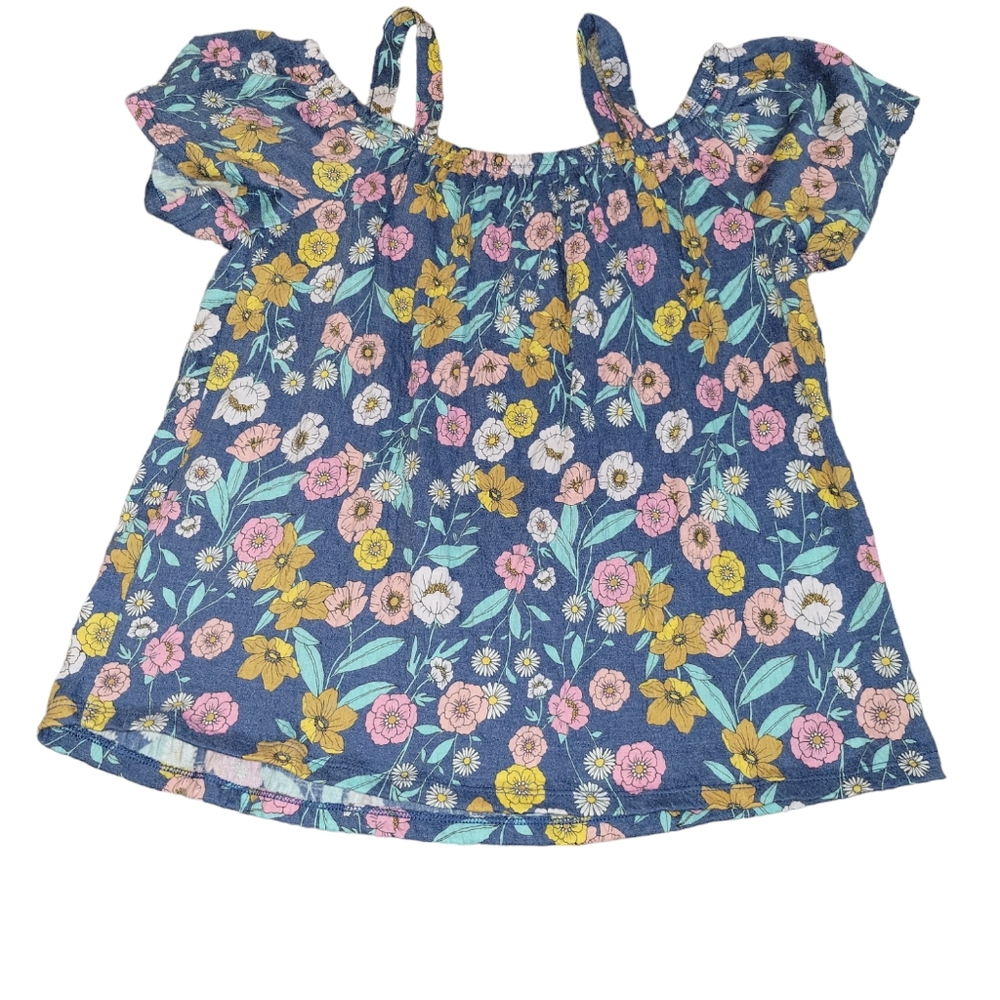 SO off shoulder floral swing tee xl Girl
